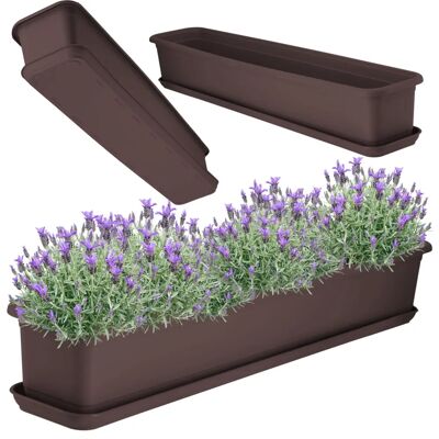 KADAX Balcony Box Flower Pot 80cm - Flower Pot, Balcony, Garden KADAX Balcony Box Flower Pot 80cm - Flower Pot, Balcony, Garden