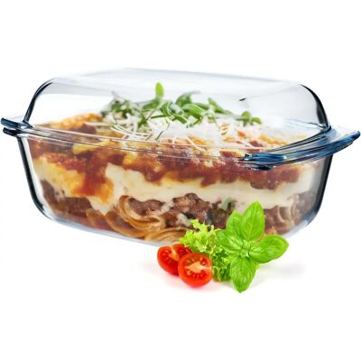 KADAX Large 5.8L Rectangular Casserole - Cooking & Baking KADAX Large 5.8L Rectangular Casserole - Cooking & Baking