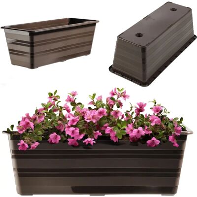 Kadax 40 Cm Balcony Planter - Weather-Resistant, Elegant Design Kadax 40 Cm Balcony Planter - Weather-Resistant, Elegant Design