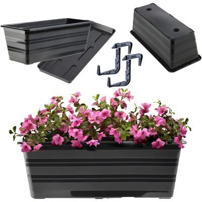 Kadax Balkonbox - 40cm, Pflanzgefäß & Ständer Kadax Balkonbox - 40cm, Pflanzgefäß & Ständer