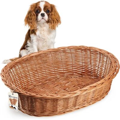 Lit en Rotin pour Chiens 58cm S - Lit pour Animaux - Publicité Lit en Rotin pour Chiens 58cm S - Lit pour Animaux - Publicité