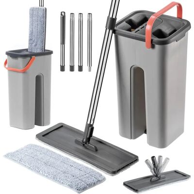 Panno per Pavimenti Kadax - Set Secchio Doppio 135cm Panno per Pavimenti Kadax - Set Secchio Doppio 135cm