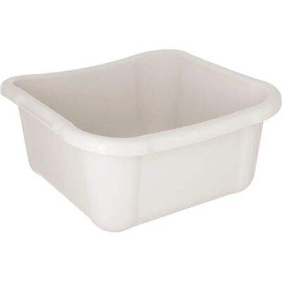 KADAX White Square Plastic Bowl - Square Plastic Bowl with Handles KADAX White Square Plastic Bowl - Square Plastic Bowl with Handles