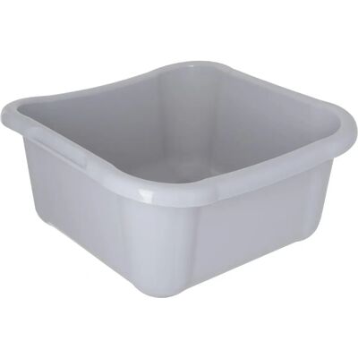 KADAX Square Bowl - Light Grey Plastic 8L KADAX Square Bowl - Light Grey Plastic 8L