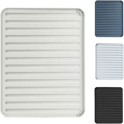 KADAX White Silicone Dish Drainer Mat - Kitchen Accessory KADAX White Silicone Dish Drainer Mat - Kitchen Accessory