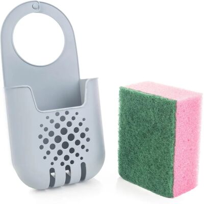 KADAX Kitchen Organizer - Sink Sponge Holder with Toolbox - Grey KADAX Kitchen Organizer - Sink Sponge Holder with Toolbox - Grey
