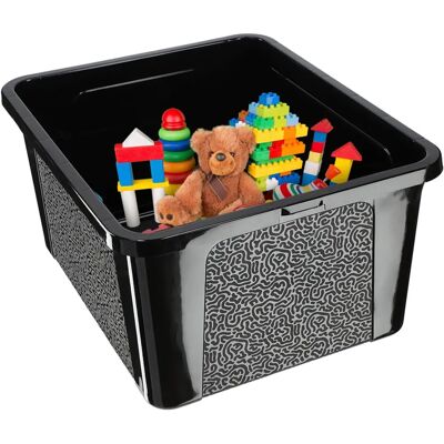 KADAX Plastic Container 20L with Lid - Large Organizer KADAX Plastic Container 20L with Lid - Large Organizer
