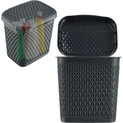 KADAX Container for washing powder 6L capsules detergents box grey - Container for washing powder KADAX Container for washing powder 6L capsules detergents box grey - Container for washing powder