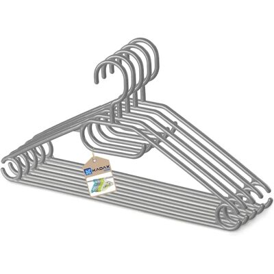 KADAX 5x Clothes Hangers Swivel Plastic Clothes Grey - Clothes Hangers KADAX 5x Clothes Hangers Swivel Plastic Clothes Grey - Clothes Hangers