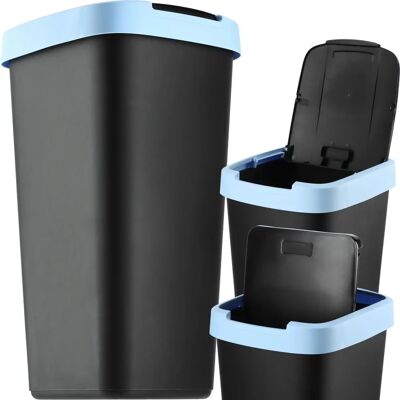 KADAX Recycling Basket - 25L Negro/Blanco - Cubo de basura KADAX Recycling Basket - 25L Negro/Blanco - Cubo de basura