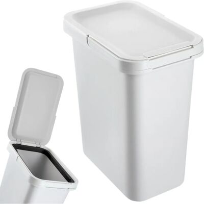KADAX Hanging waste bin - ash - 12L with handle KADAX Hanging waste bin - ash - 12L with handle