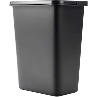 KADAX Large Black Waste Bin - 10L Segregation Trash Can KADAX Large Black Waste Bin - 10L Segregation Trash Can