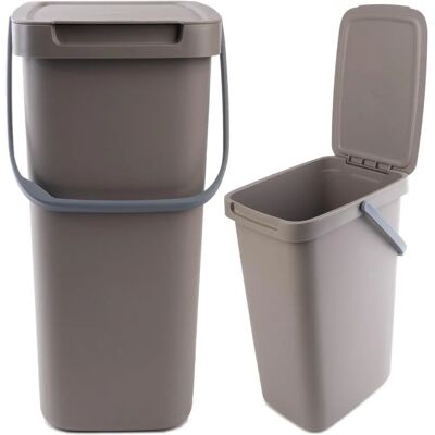 KADAX Waste bin with lid - 12L - Waste bin for segregation KADAX Waste bin with lid - 12L - Waste bin for segregation