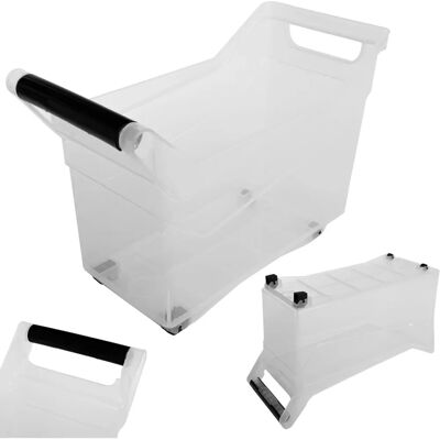 KADAX Storage Container - 14L with Handles, Wheels, for Wardrobe KADAX Storage Container - 14L with Handles, Wheels, for Wardrobe