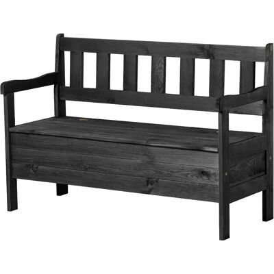 Kadax Drewniana ławka ogrodowa z oparciem 120cm - Ławka ogrodowa Kadax Drewniana ławka ogrodowa z oparciem 120cm - Ławka ogrodowa