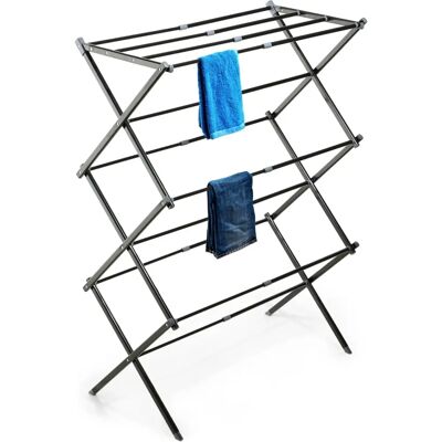 KADAX Foldable Steel Standing Clothes Drying Rack - Clothes Vertical 104cm KADAX Foldable Steel Standing Clothes Drying Rack - Clothes Vertical 104cm