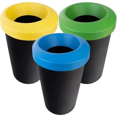 KADAX Recycling bins set - 25L, 3 pcs. KADAX Recycling bins set - 25L, 3 pcs.