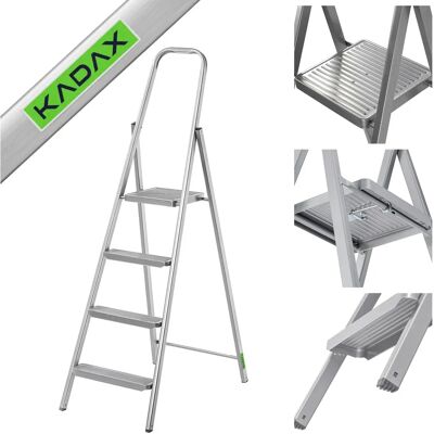 Kadax - Foldable Steel Ladder 4 Steps - Home Kadax - Foldable Steel Ladder 4 Steps - Home