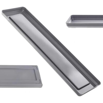 Kadax 50 cm Antracite Plastic Rectangular Planter Support Kadax 50 cm Antracite Plastic Rectangular Planter Support