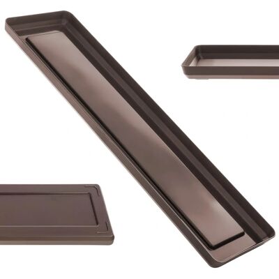 Kadax 50cm Plastic Rectangular Plant Support Tray Kadax 50cm Plastic Rectangular Plant Support Tray
