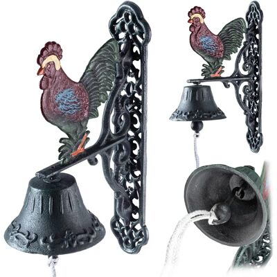 KADAX Cast Iron Doorbell Rooster Knocker - Rustic Doorbell KADAX Cast Iron Doorbell Rooster Knocker - Rustic Doorbell