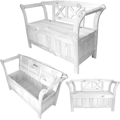 KADAX Banc de Jardin avec Coffre - 119cm - Banc de Jardin - Publicité KADAX Banc de Jardin avec Coffre - 119cm - Banc de Jardin - Publicité