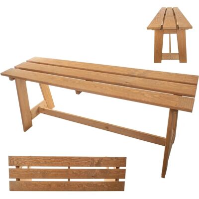 KADAX Banc de Jardin en Bois - 119 cm, Sans Dossier, Banc Solide pour Terrasse - Publicité KADAX Banc de Jardin en Bois - 119 cm, Sans Dossier, Banc Solide pour Terrasse - Publicité