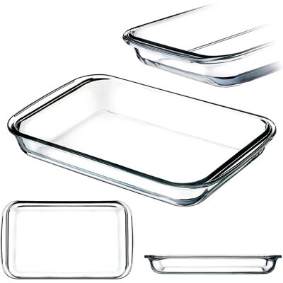 KADAX Rechteckiges Glasofenauflauf – 3L KADAX Rechteckiges Glasofenauflauf – 3L