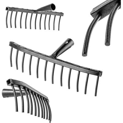 KADAX Stone rake steel 12-tine garden rake - Garden Rake KADAX Stone rake steel 12-tine garden rake - Garden Rake