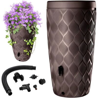 Kadax 240L Tanque de agua de lluvia - Recolector ecológico para jardín Kadax 240L Tanque de agua de lluvia - Recolector ecológico para jardín