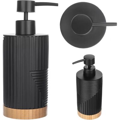 KADAX Liquid Soap Dispenser - Black - Bathroom Container - 320ml KADAX Liquid Soap Dispenser - Black - Bathroom Container - 320ml