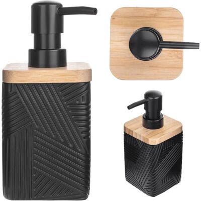 Distributeur de Savon Liquide KADAX - Noir - 300ml - Publicité Distributeur de Savon Liquide KADAX - Noir - 300ml - Publicité
