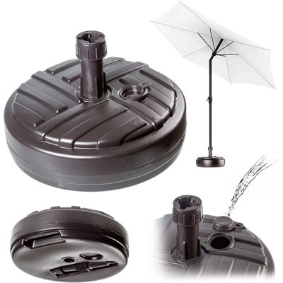 KADAX Sonnenschirmständer - 39cm Stabil, Langlebig, Braun KADAX Sonnenschirmständer - 39cm Stabil, Langlebig, Braun