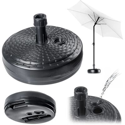 KADAX - Solero - 24-30mm - Grau - Garten Sonnenschirmbasis KADAX - Solero - 24-30mm - Grau - Garten Sonnenschirmbasis