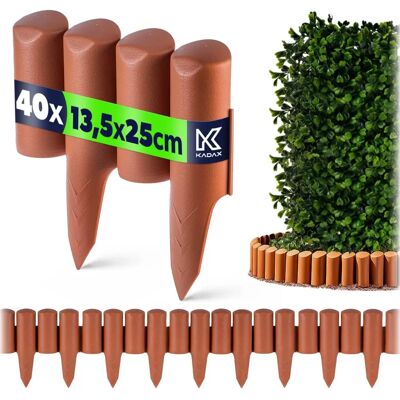 Ogrodowa obręcz KADAX - 10m w plastiku terrakota Ogrodowa obręcz KADAX - 10m w plastiku terrakota
