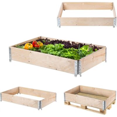 KADAX Collare in Legno per Pallet - 120 x 80 cm Lettino per Contenitore Herbarium KADAX Collare in Legno per Pallet - 120 x 80 cm Lettino per Contenitore Herbarium