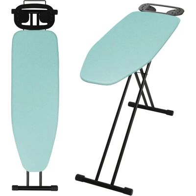 Tabla de planchar plegable grande, 120 x 38 cm de ancho, estándar con asa Tabla de planchar plegable grande, 120 x 38 cm de ancho, estándar con asa