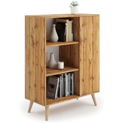 Bibliothèque en bois Viking Choice - 90x40x116 cm - Marron - Étagère - Publicité Bibliothèque en bois Viking Choice - 90x40x116 cm - Marron - Étagère - Publicité