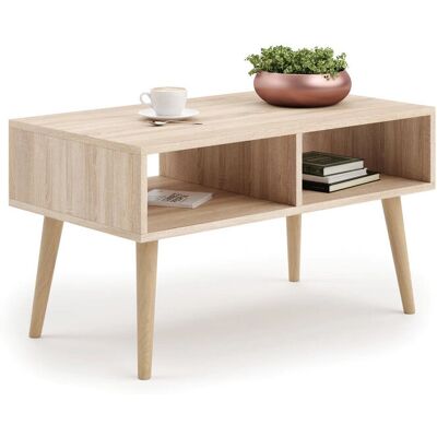 Stolik kawowy Sandi w stylu skandynawskim - 90x50x55cm Stolik kawowy Sandi w stylu skandynawskim - 90x50x55cm