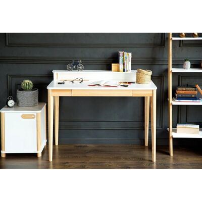 Viking Choice Ashme Wit Schrijftafel - 110cm - FSC Gecertificeerd Viking Choice Ashme Wit Schrijftafel - 110cm - FSC Gecertificeerd