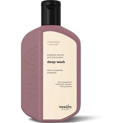 Resibo Deep Wash - Natürliches Tiefenreinigendes Shampoo - 250ml - Shampoo Resibo Deep Wash - Natürliches Tiefenreinigendes Shampoo - 250ml - Shampoo