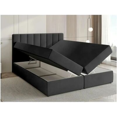 Sconto Stauraumbett - 160x102cm - Schwarz Sconto Stauraumbett - 160x102cm - Schwarz