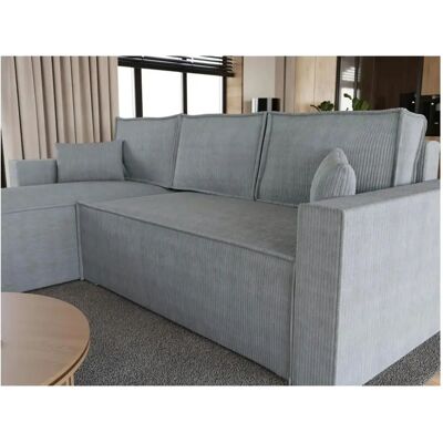 Höffner Grau Ecksofa Top - Schlaffunktion, Bettkasten, Kissen - Sofas Höffner Grau Ecksofa Top - Schlaffunktion, Bettkasten, Kissen - Sofas