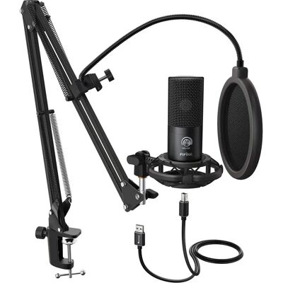 Fifine T669 Mikrofon pop filterrel és shock mounttal - Stúdió USB mikrofon Fifine T669 Mikrofon pop filterrel és shock mounttal - Stúdió USB mikrofon