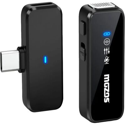 Mozos MX2 Drahtloses Mikrofon System - Omni Kondensator 20m USB-C Mozos MX2 Drahtloses Mikrofon System - Omni Kondensator 20m USB-C