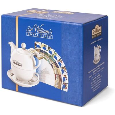 Zestaw herbaciany Royal od Sir Williams - Elegancki porcelań, 8 herbat Zestaw herbaciany Royal od Sir Williams - Elegancki porcelań, 8 herbat