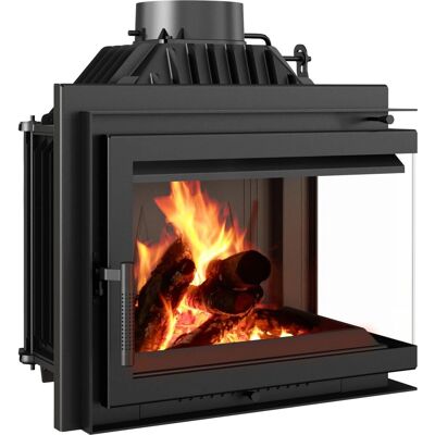 KRATKI - Camino A Legna In Ghisa Simple Destra 8 Kw Ø 180 - Wood-burning fireplace insert KRATKI - Camino A Legna In Ghisa Simple Destra 8 Kw Ø 180 - Wood-burning fireplace insert