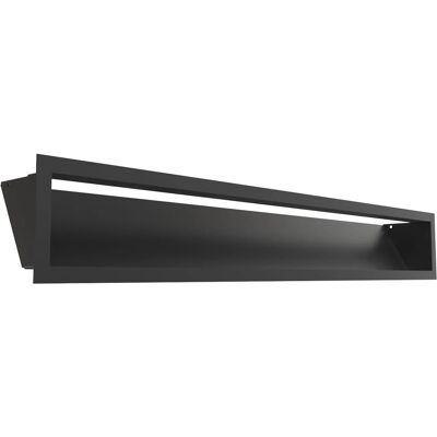 Kratki Vent Cover Luft 12x80 Czarny Smukły - Pokrywa wentylacyjna Kratki Vent Cover Luft 12x80 Czarny Smukły - Pokrywa wentylacyjna