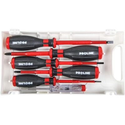 Proline 10510 Ensemble de Tournevis Électriques Isolés - Outils pour 1000V - Publicité Proline 10510 Ensemble de Tournevis Électriques Isolés - Outils pour 1000V - Publicité
