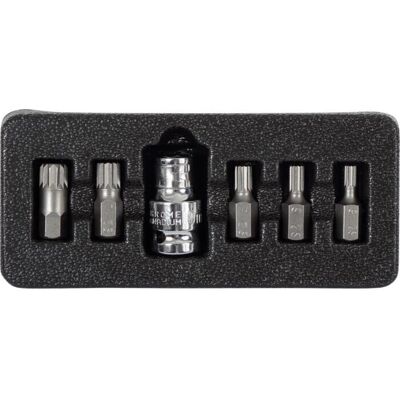 Proline Tools 10751 Schraubenzieher-Bit - 6 Stück - M5-M12 - S2 Stahl Proline Tools 10751 Schraubenzieher-Bit - 6 Stück - M5-M12 - S2 Stahl